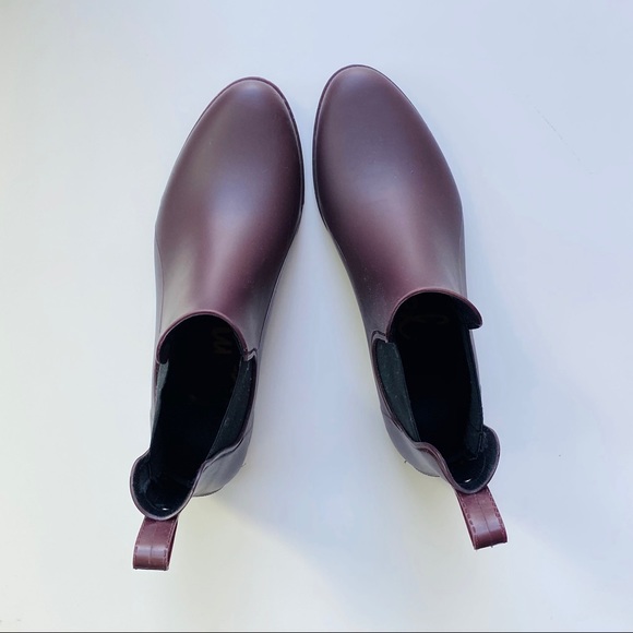 Sam Edelman Tinsley maroon Chelsea rain boot - Picture 3 of 8